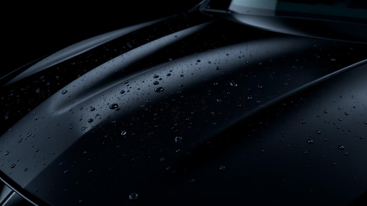 Detalhe do brilho profundo aplicado na pintura